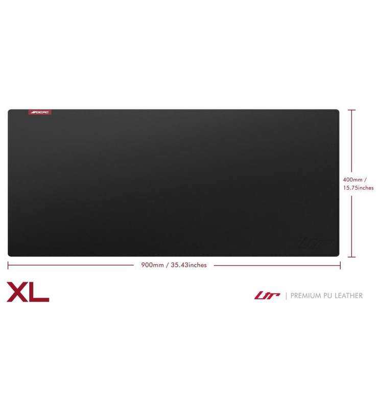 OCPC LTR Gaming Mousepad XL Black