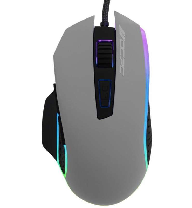 OCPC Wired Gaming Mouse MR8 Grey