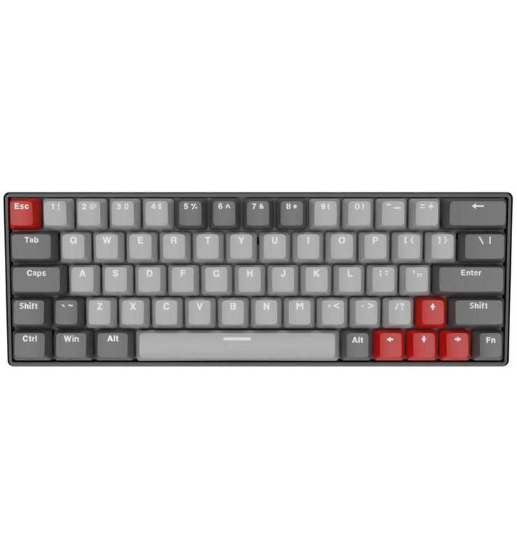 OCPC Zero Mini Gaming Keyboard Black and Light Grey