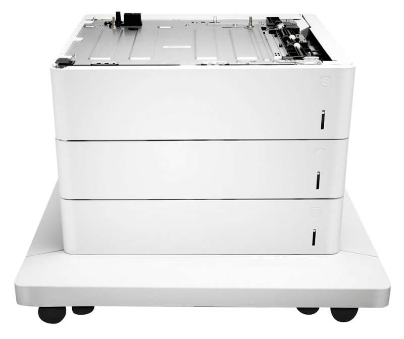 HP Color LaserJet 3x550-sheet Feeder and Stand
