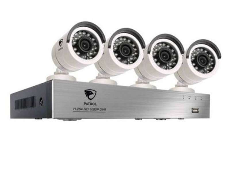Patrol 8 Channel 4 x Bullet Camera 1080P 1TB DVR Kit