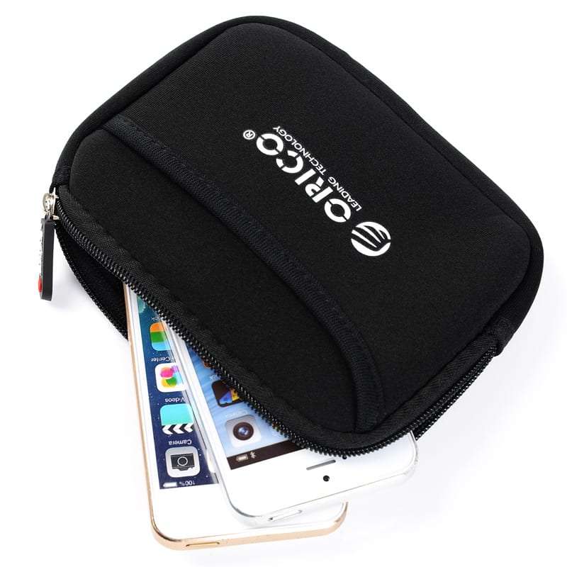 Orico 2.5 Soft Portable Hard Drive Protector Bag Black