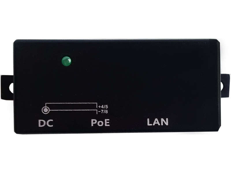 Single Port Fast Ethernet Passive PoE Injector