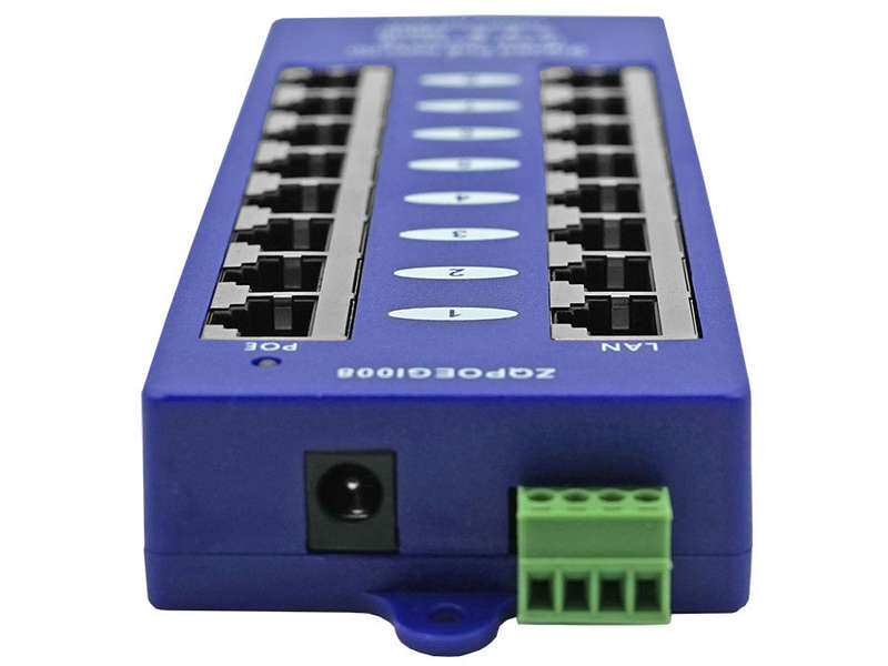 8 Port Gigabit Passive PoE Injector