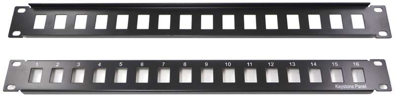 NetiX 16 Port Blank Patch Panel-CAT5E