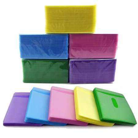 E-Box Plastic Cd Sleeves 100 Pack