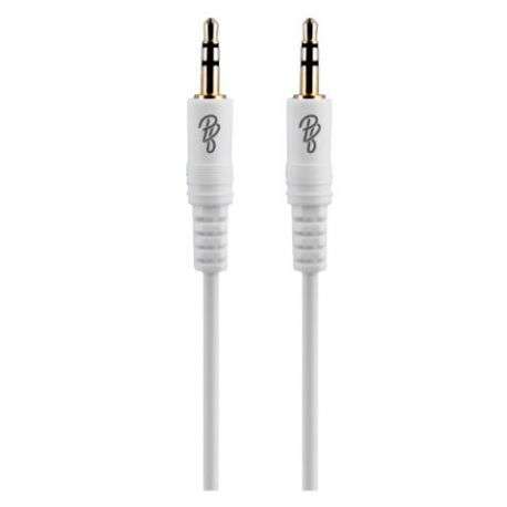 Pro Bass Unite Series Boxed Auxiliary Cable White