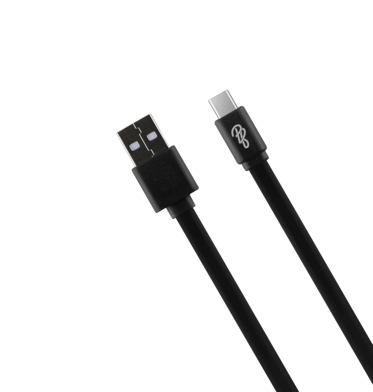 Pro Bass Energize Series Packaged Type-C cable 1m Black