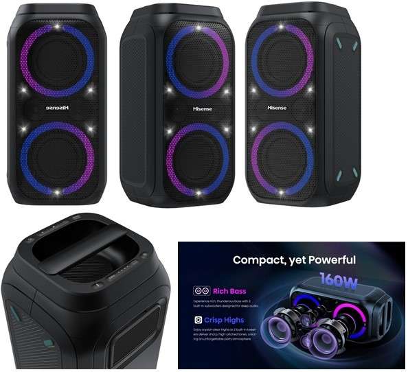 Hisense PR160 Portable 160W Speaker