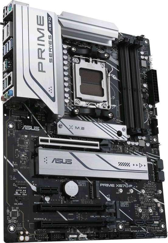 ASUS PRIME X670-P AMD X670 Ryzen Socket Socket AM5 ATX Desktop Motherboard