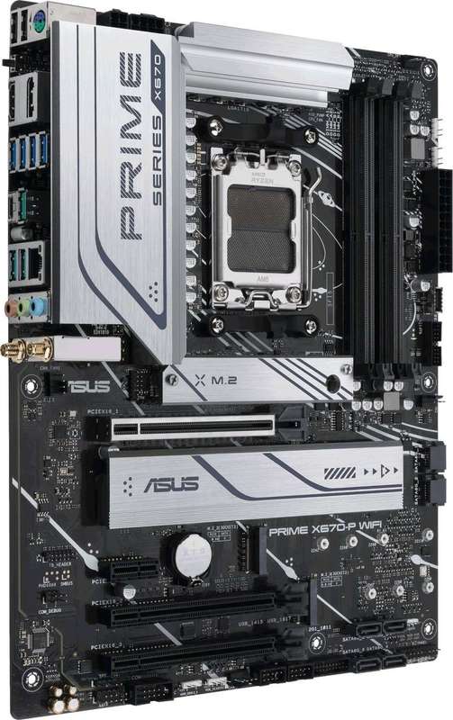 ASUS PRIME X670-P WIFI AMD X670 Ryzen Socket AM5 ATX Desktop Motherboard