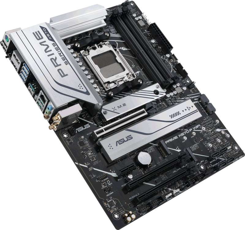 ASUS PRIME X670-P WIFI AMD X670 Ryzen Socket AM5 ATX Desktop Motherboard