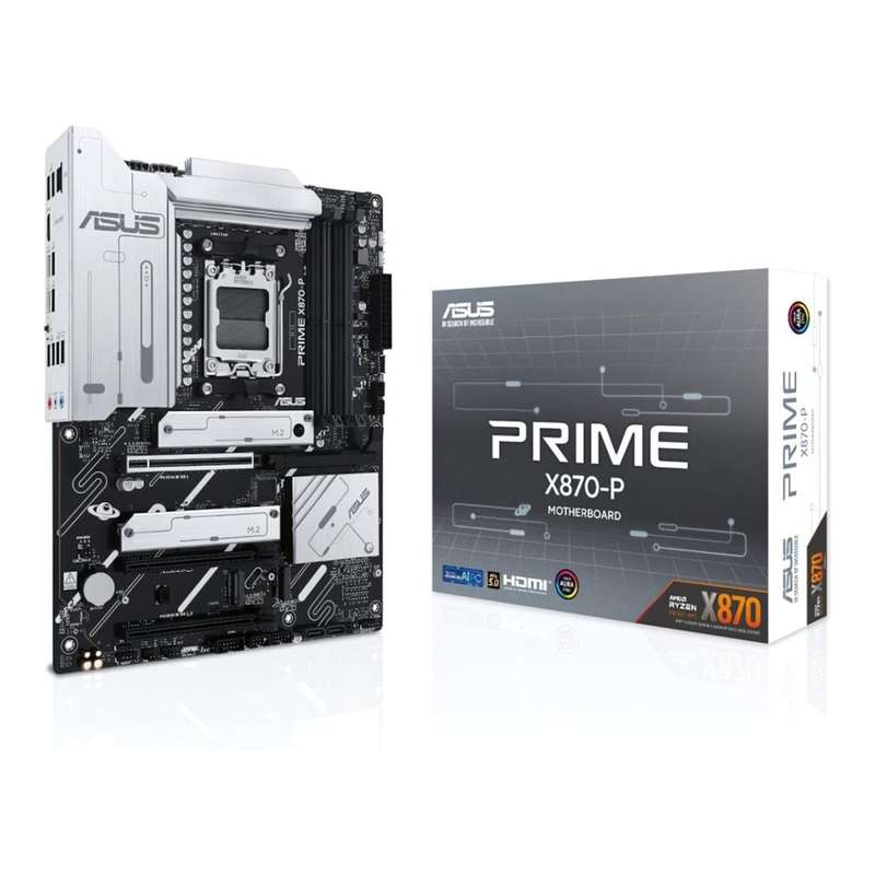 ASUS Prime X870-P AMD Socket AM5 ATX Motherboard
