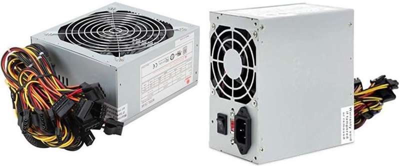 UniQue 500 Watt ATX Power Supply Unit- Input Voltage 230V