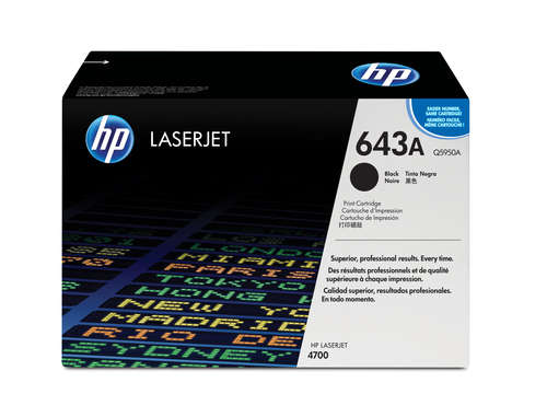 HP # 643A Color Laserjet 4700 Black Print Cartridge