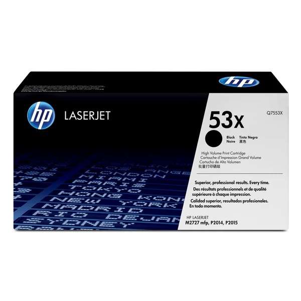 HP 53X Black Toner Cartridge 7,000 Pages Original Single-pack