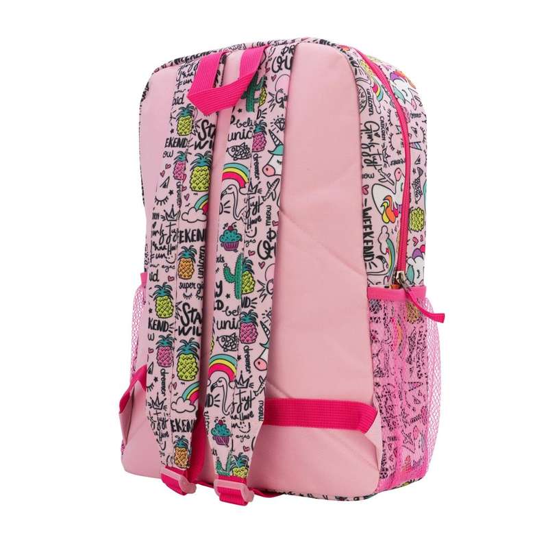 Quest Unicorn Weekend 4 Piece BTS Backpack Combo Pink