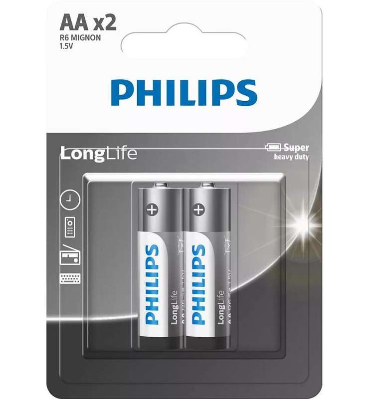 Philips Business Pack AA Longlife Batteries