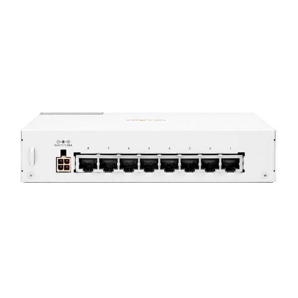 HPE Aruba Instant On 1430 8-port Class4 Unmanaged L2 Gigabit Ethernet PoE Switch White