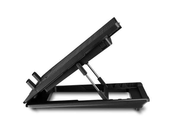 Cooler Master NotePal ErgoStand Lite 15.6 inch 1xSilent 160mm Fan 5xHeight Adjust 2xUSB Output Fa...
