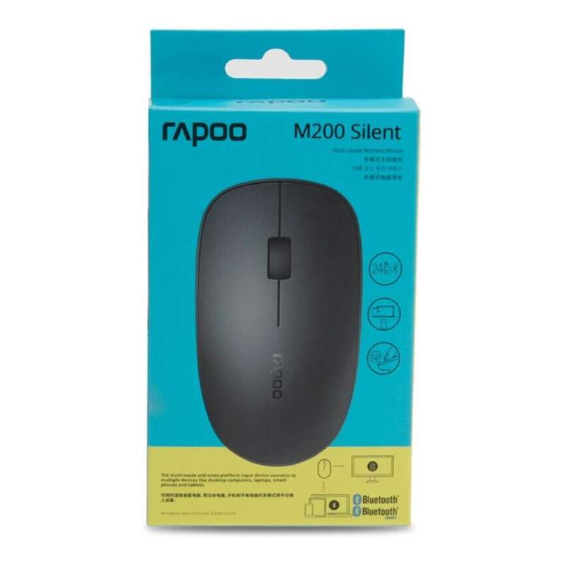 Rapoo M200 Silent Multi-Mode Wireless Mouse Black