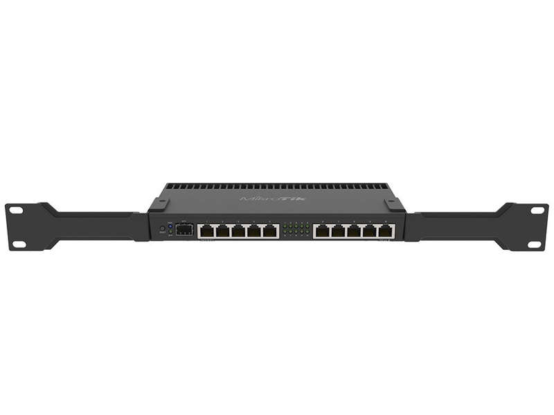 MikroTik 10 Port Gigabit 1SFP+ 4 Core Rack-Mount Router | RB4011iGS+RM