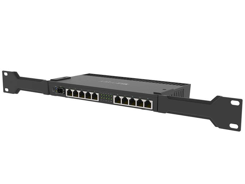 MikroTik 10 Port Gigabit 1SFP+ 4 Core Rack-Mount Router | RB4011iGS+RM