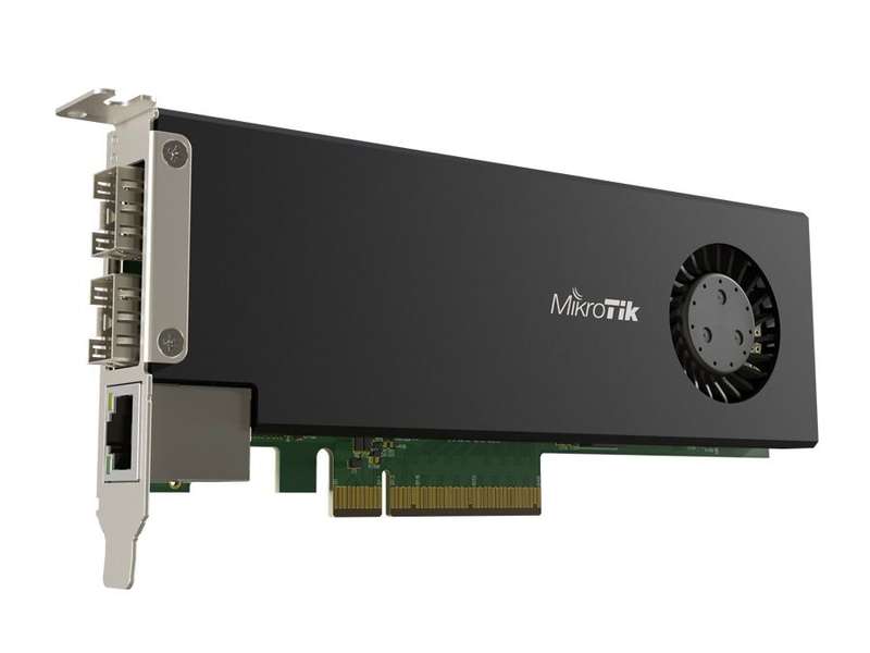MikroTik Cloud Core 2 Port SFP28 4 Core Smart PCIe NIC | CCR2004-1G-2XS-PCIe