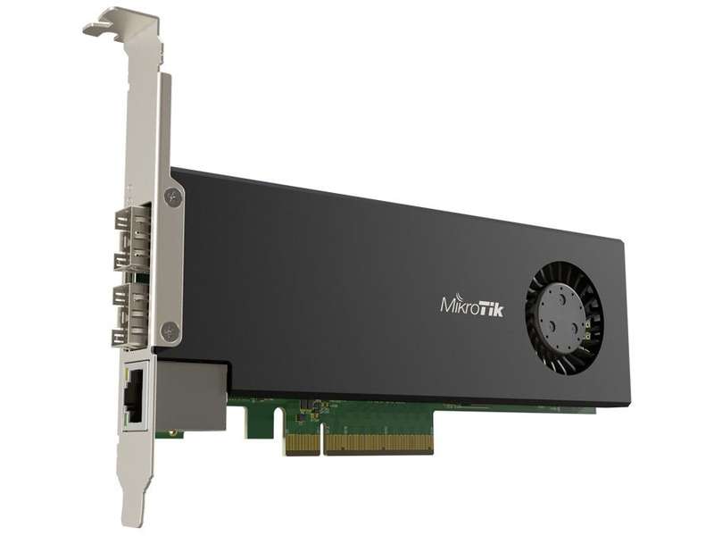 MikroTik Cloud Core 2 Port SFP28 4 Core Smart PCIe NIC | CCR2004-1G-2XS-PCIe