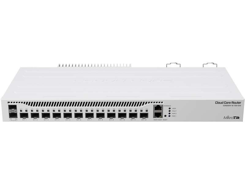 MikroTik Cloud Core 12 Port SFP+ 2 SFP28 4 Core Router | CCR2004-1G-12S+2XS - RB-CCR2004SP