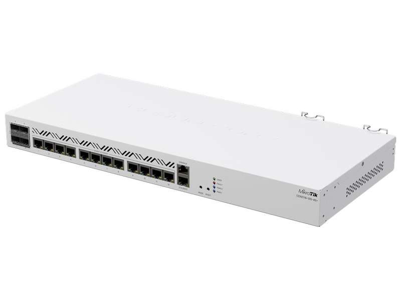 MikroTik Cloud Core 12 Port Gigabit 4SFP+ 16 Core Router | CCR2116-12G-4S+