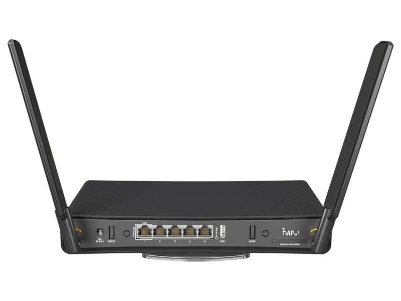 MikroTik hAP ax3 4 Gigabit 1 Port 2.5G PoE 1800Mbps WiFi 6 Router | C53UiG+5HPaxD2HPaxD