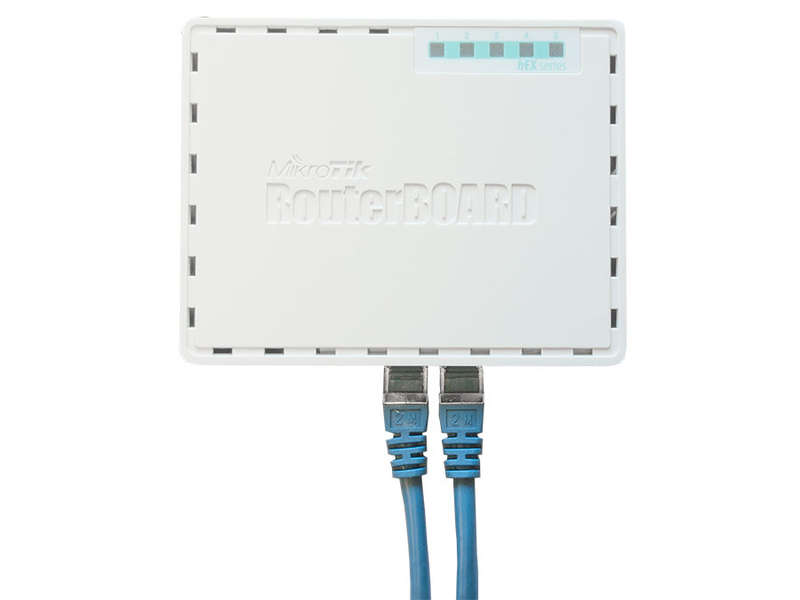 MikroTik hEX 5 Port Gigabit Desktop Router | RB750Gr3