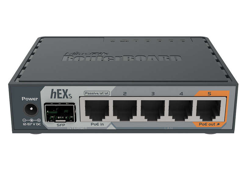 MikroTik hEX S 5 Port Gigabit 1SFP Desktop Router| RB760iGS