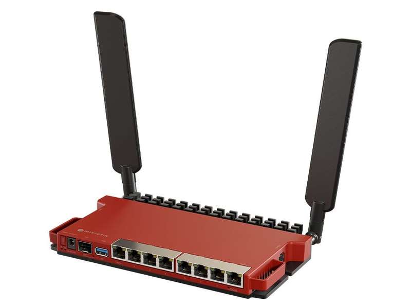 MikroTik 8 Gigabit 1x2.5Gbps SFP+ Dual Core WiFi 6 Router | L009UiGS-2HaxD-IN