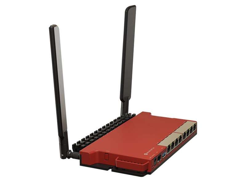 MikroTik 8 Gigabit 1x2.5Gbps SFP+ Dual Core WiFi 6 Router | L009UiGS-2HaxD-IN