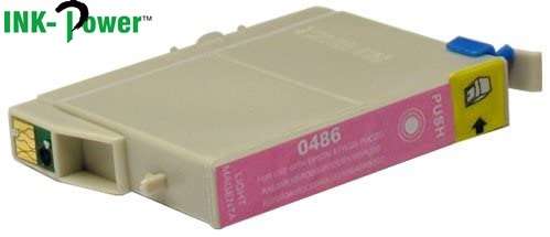 Inkpower Generic Replacement for Epson TO486 Light Magenta Inkjet Cartridge