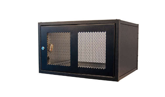 RCT Cabinet Wallmount PC 4U 600Wx450D Glass Door 50kg load