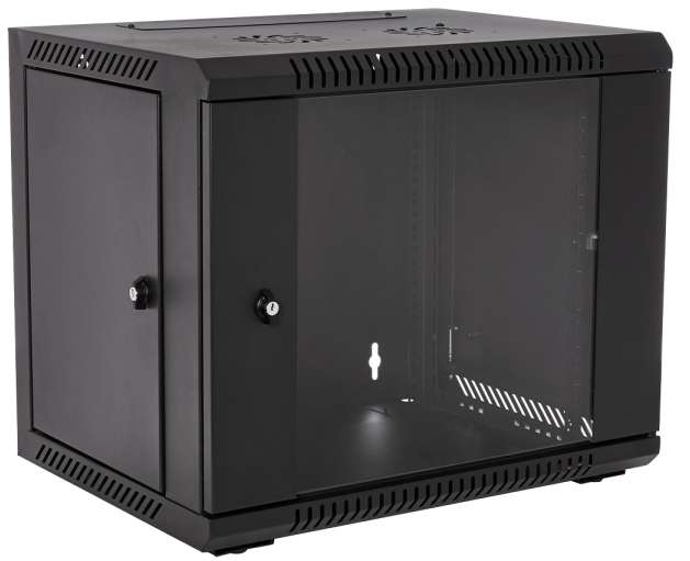 RCT cabinet wallmount PC 9U 600W x 450D with glass door