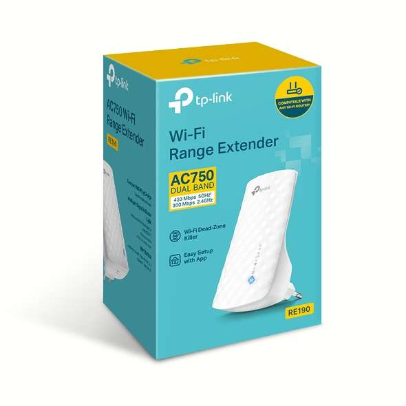 TP-Link RE190 AC750 Wi-Fi Range Extender