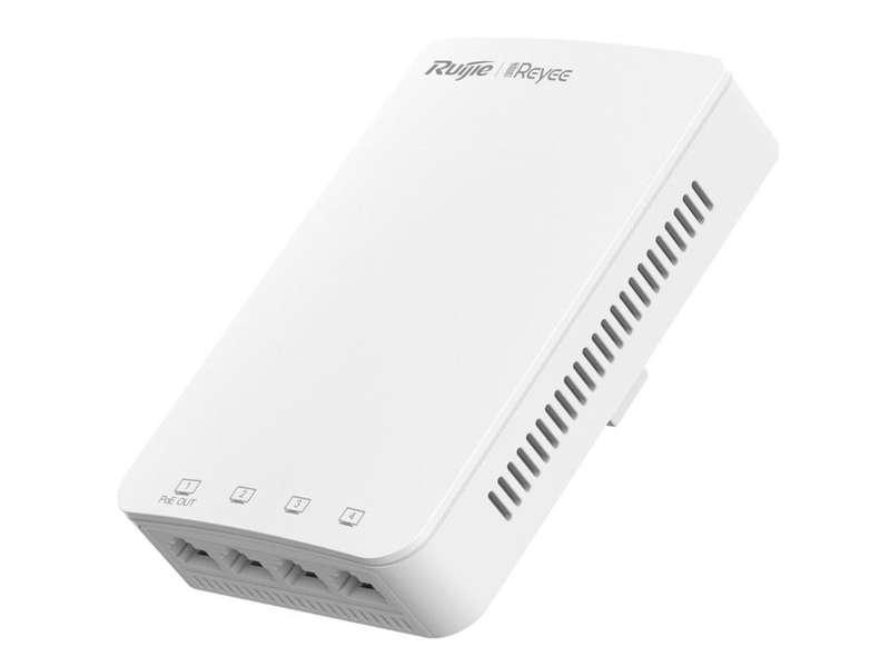 Reyee Dual Band WiFi 5 1300Mbps 5 Port Gigabit Mesh In-Wall AP | RG-RAP1200(P)