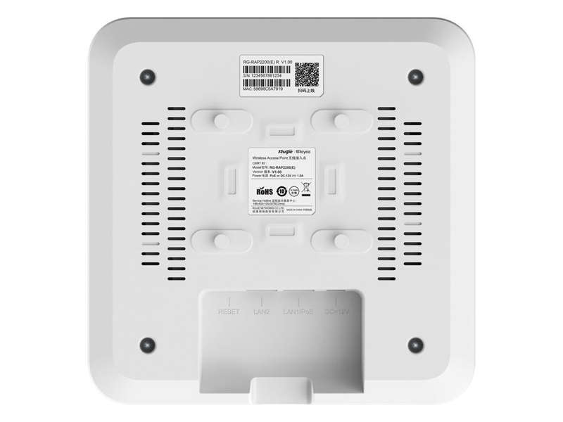 Reyee Dual Band AC Fast Ethernet Wave 2 Ceiling Mount AP | RG-RAP2200(F)