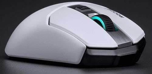 Roccat Kain 202 AIMO White Wireless Optical 16000 dpi Titan-Click RGB Gaming Mouse