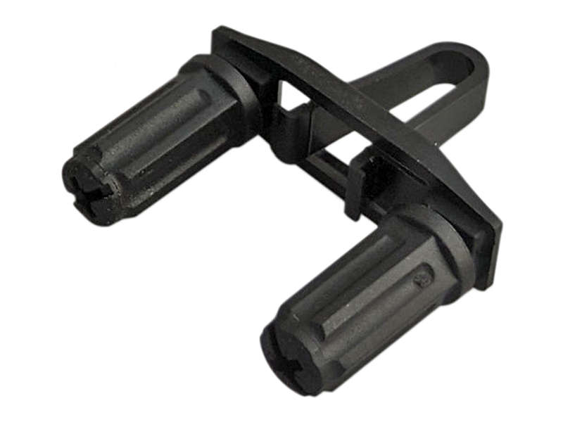Rackstuds Duo 2.2mm/3.2mm 20 Pack Black | RSLDUO-1RUB20-S2/40