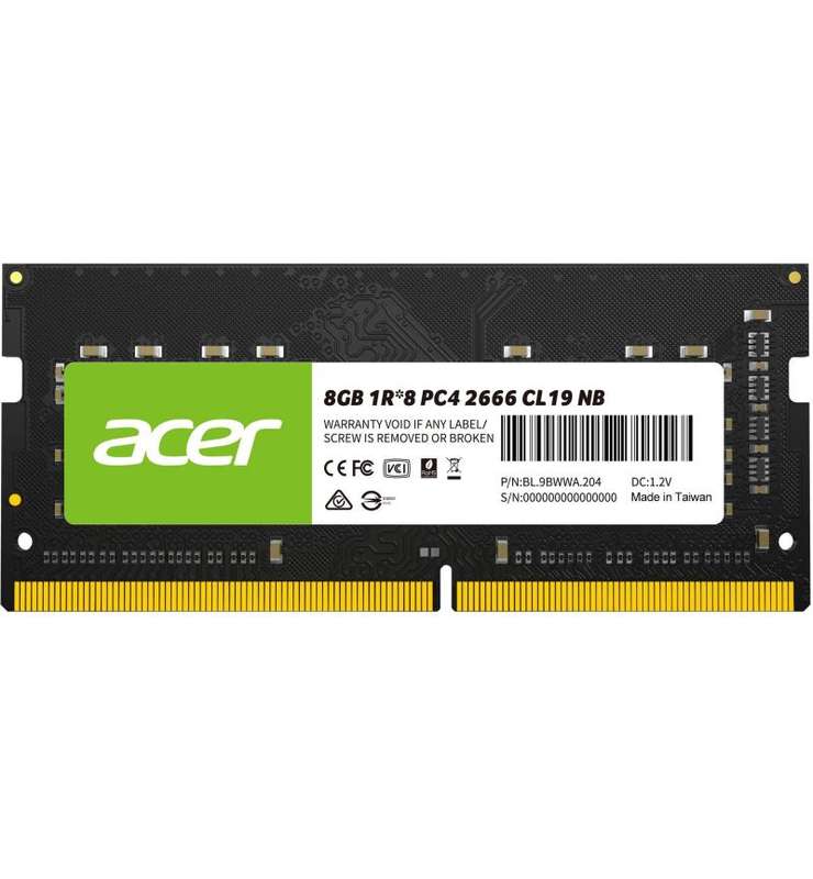 Acer 8GB DDR4 3200 Notebook