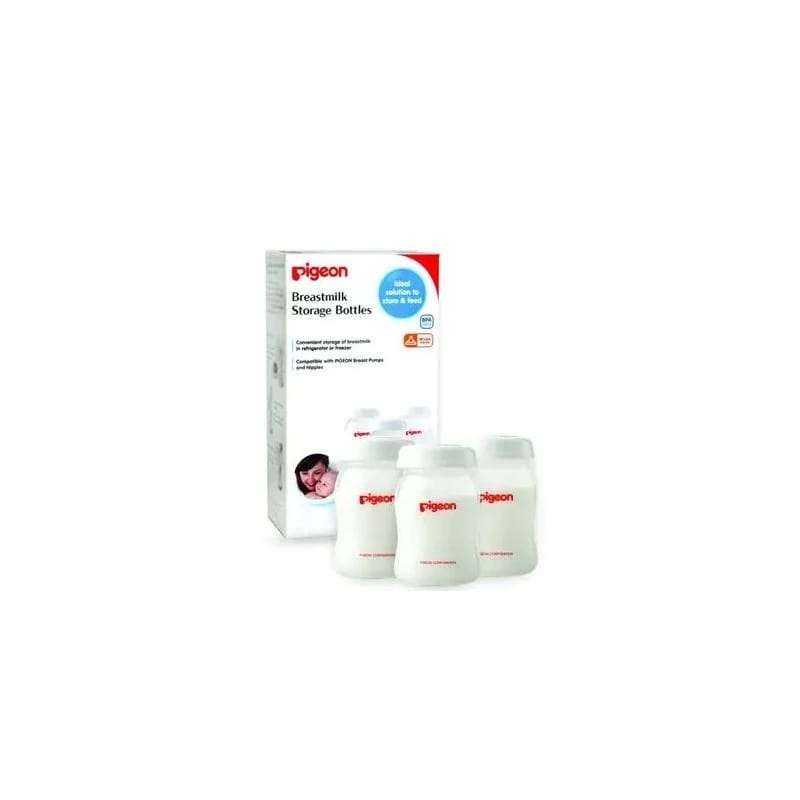 Pigeon 6119 3-Piece Milk Storage Bottle Set (with Sealing Discs)