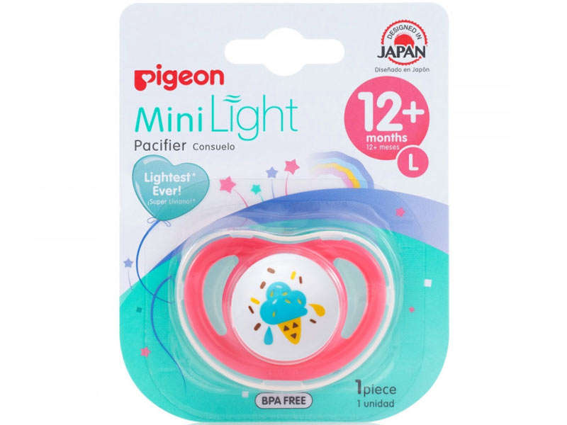 Pigeon Minilight Pacifier L Ice Cream (Girl)
