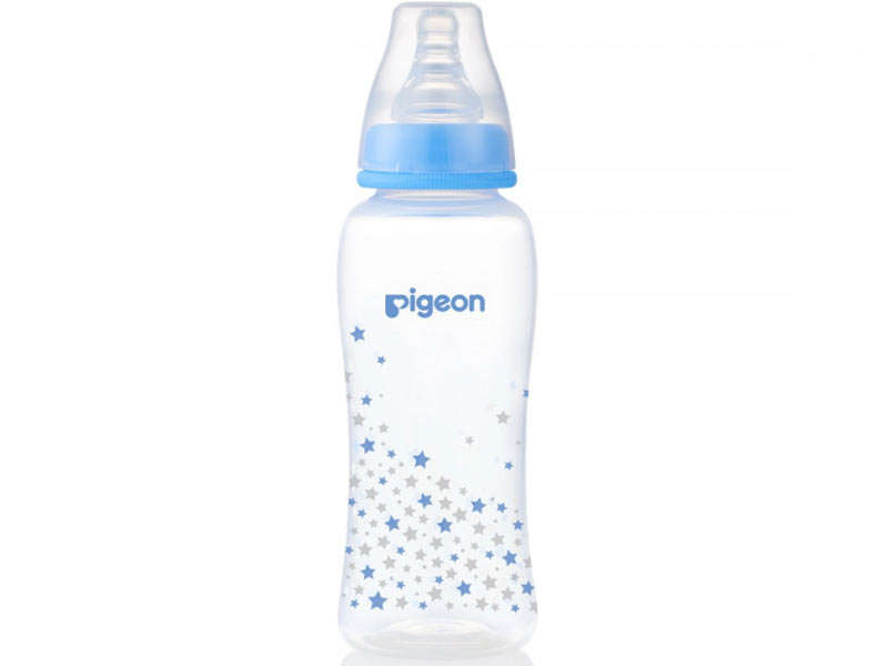 Pigeon 250ml Flexible Streamline Bottle Blue Star