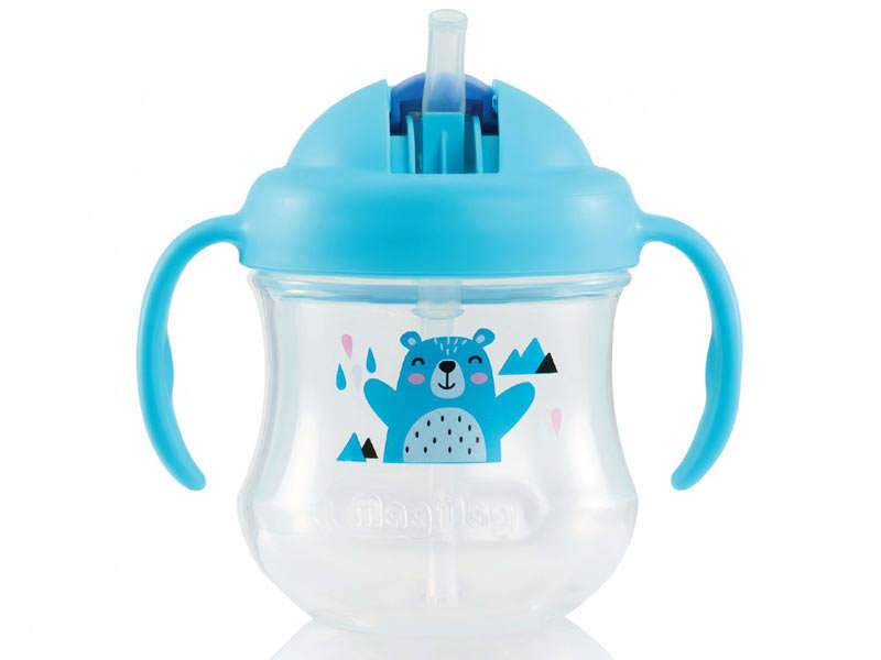 Pigeon Mag Straw Cup Matte Blue