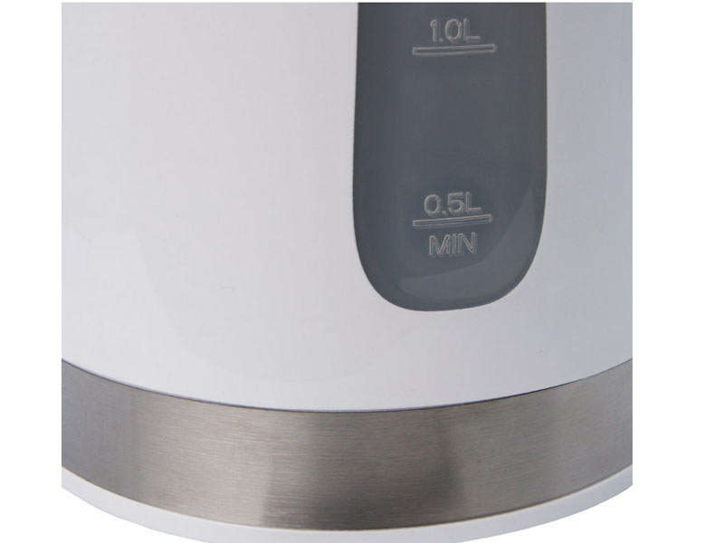 Elektra 1.7L Plastic White Kettle